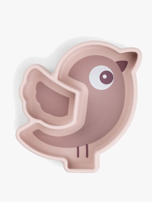 Done By Deer Stick & Stay Silikontallrik Birdee, Powder