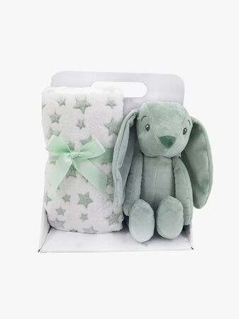 CarloBaby  Filt Kanin, Grön