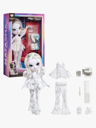 Rainbow High Modedocka Girls Night Natasha, Vitt hår
