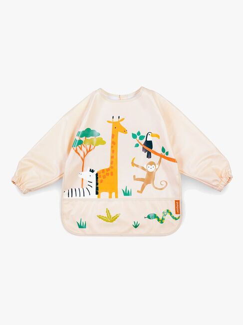 Miniland Långärmad Haklapp med Ficka, Jungle