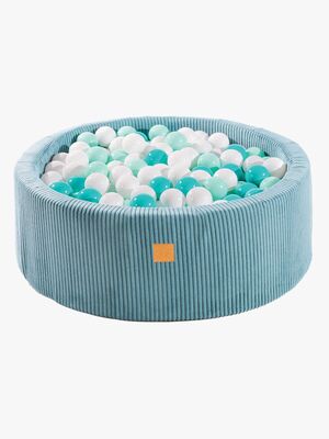 MeowBaby Aesthetic Bällebad Ecru, White/Mint