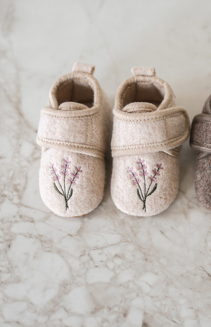 Mikk-Line Inneskor Ull, Off White