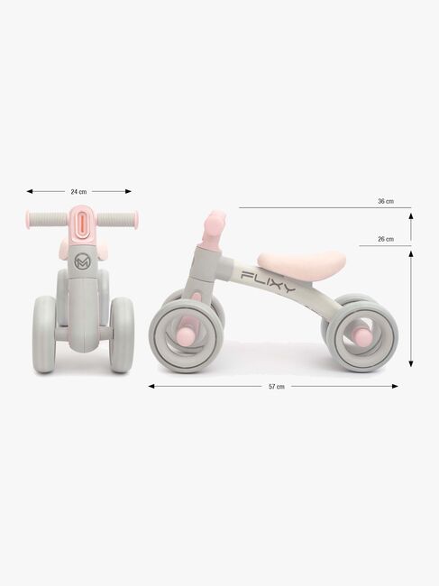 Milly Mally Flixy Springcykel, Rosa