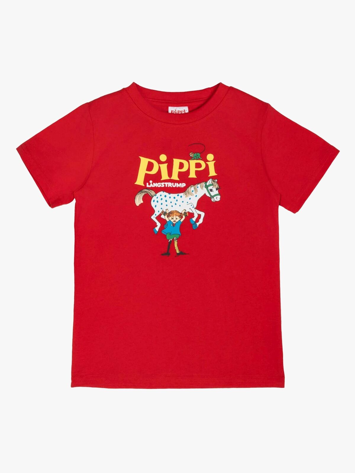 Pippi Långstrump X Martinex Pippi Logo T-shirt, Röd