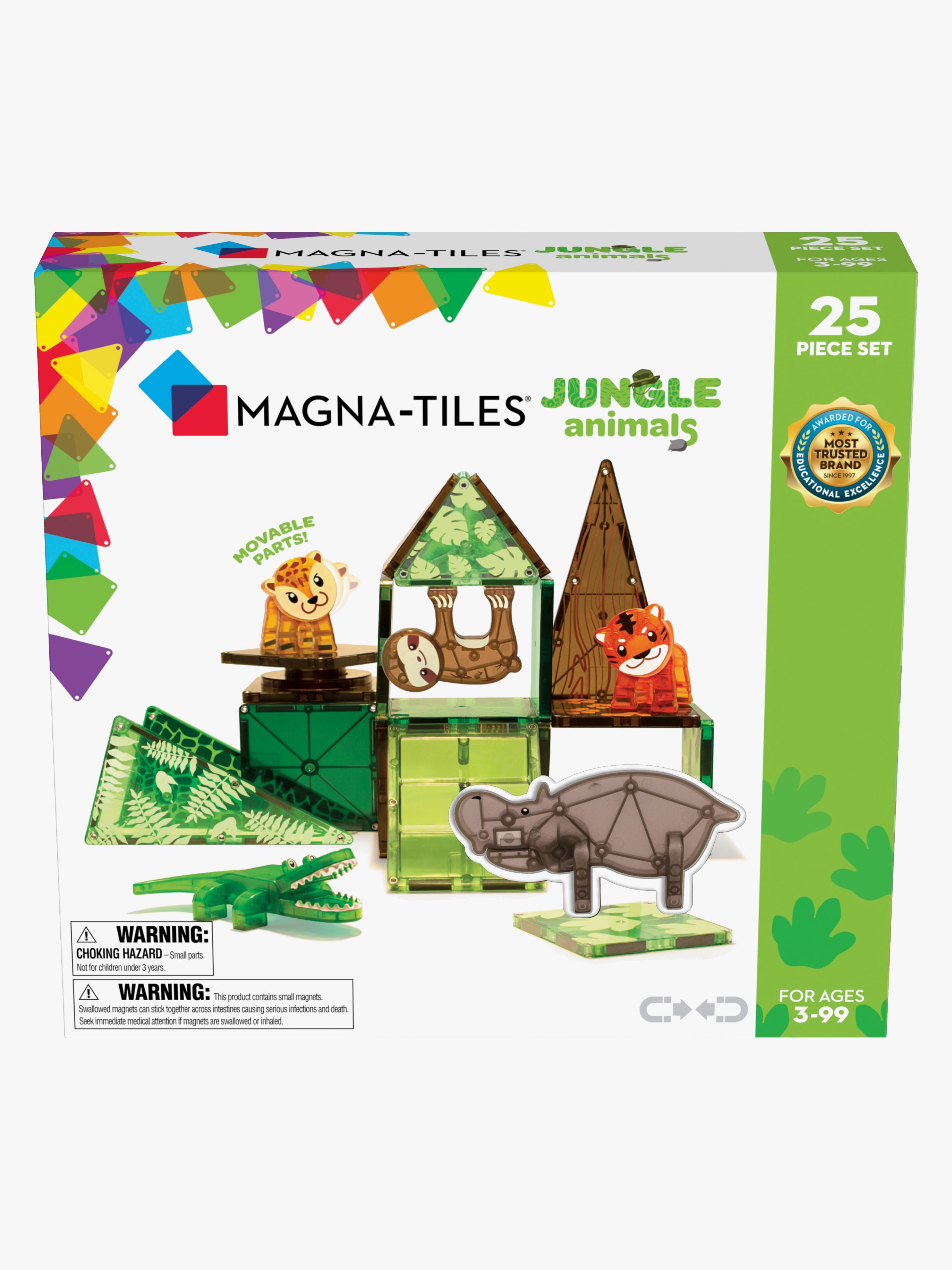 MAGNA-TILES Djungeldjur Byggsats 25 Delar