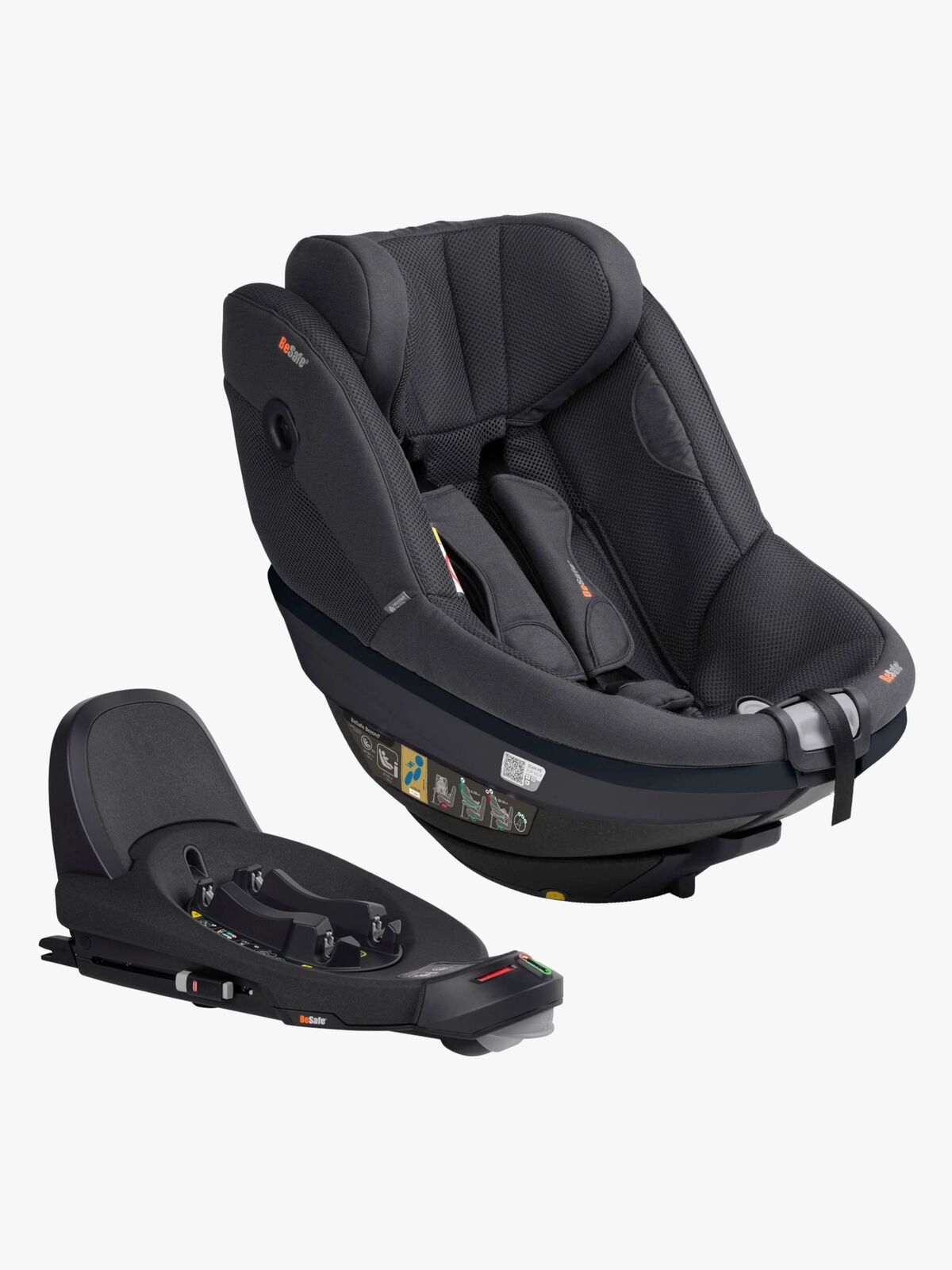 BeSafe Beyond² Bilbarnstol inkl. Beyond Bas, Anthracite Mesh