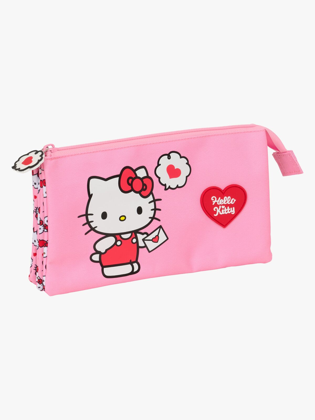 Hello Kitty Trippelpennfodral, Rosa