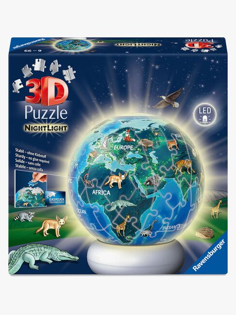 Ravensburger Gabby's Dollhouse 3D-pussel Jorden Nattlampa 72 Bitar