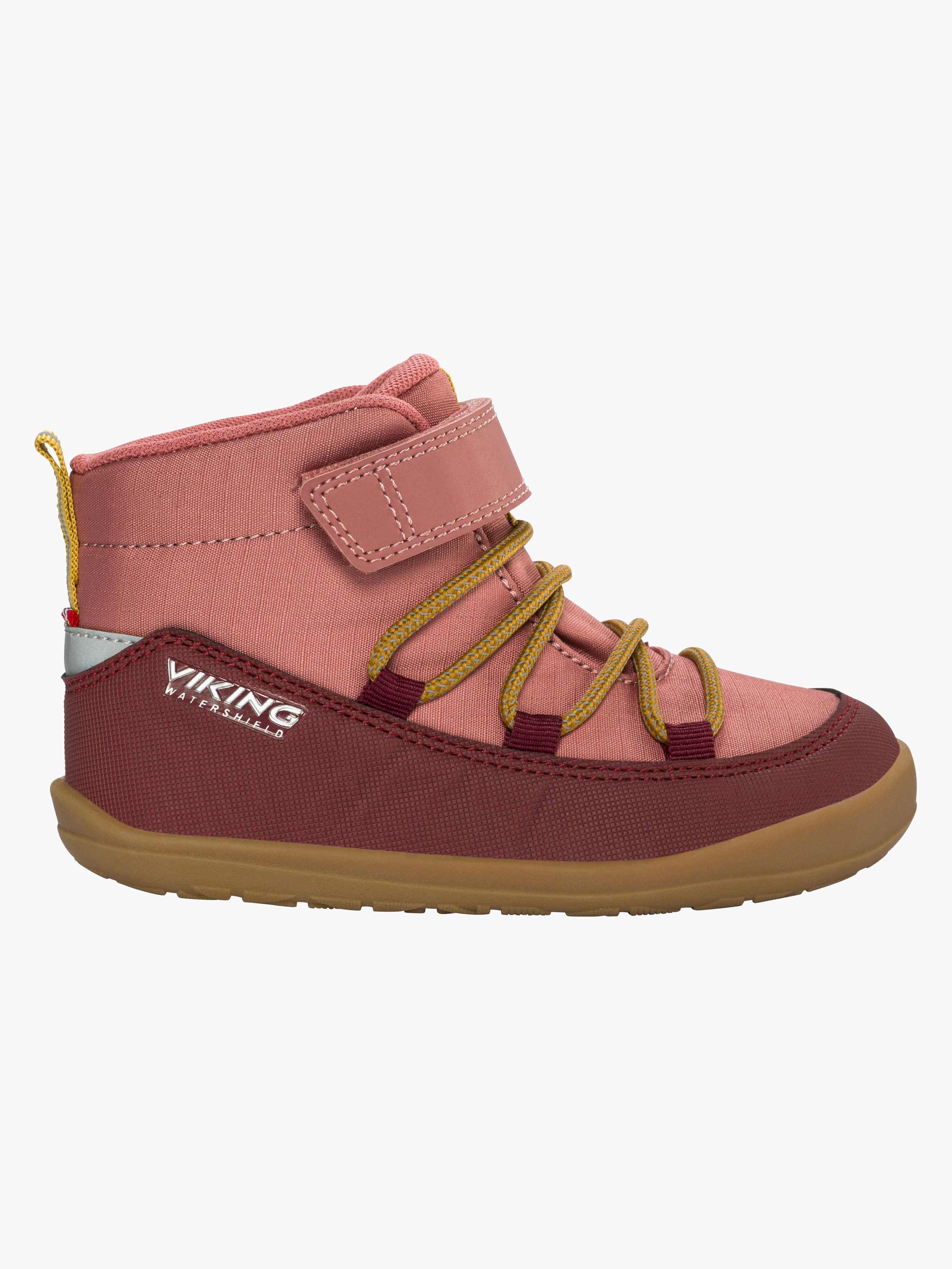 Viking Birch Barefoot 1V Mid  Vattentäta Sneakers, Navy/Olive, 35