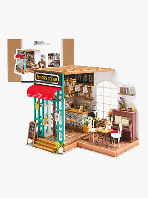 Creativ Company Pysselset DIY Miniatyrrum Kafé