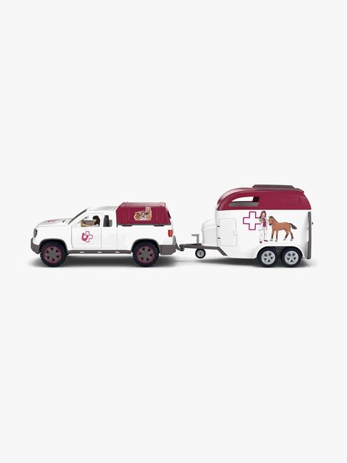 Schleich Veterinärbil med Trailer