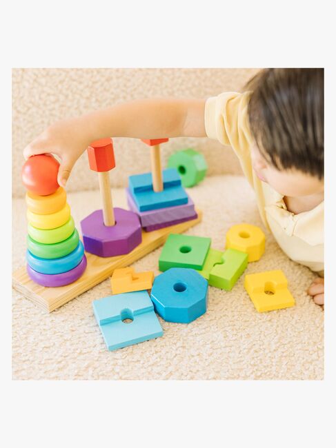 Melissa & Doug Stapeltorn med Klossar