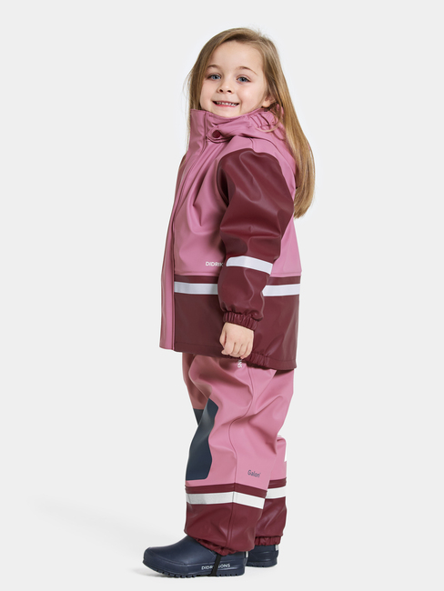 Didriksons Boardman Fodrat Regnställ, Heather Pink