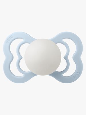 BIBS Supreme Napp Silikon Stl 2, Baby Blue Glow