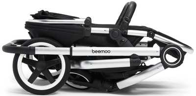 Beemoo Pro Twin Syskonvagn inkl. Liggdel, Black
