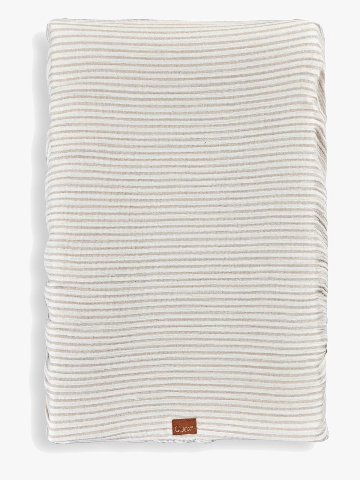 Quax Stripes Skötbäddsöverdrag, Broken White