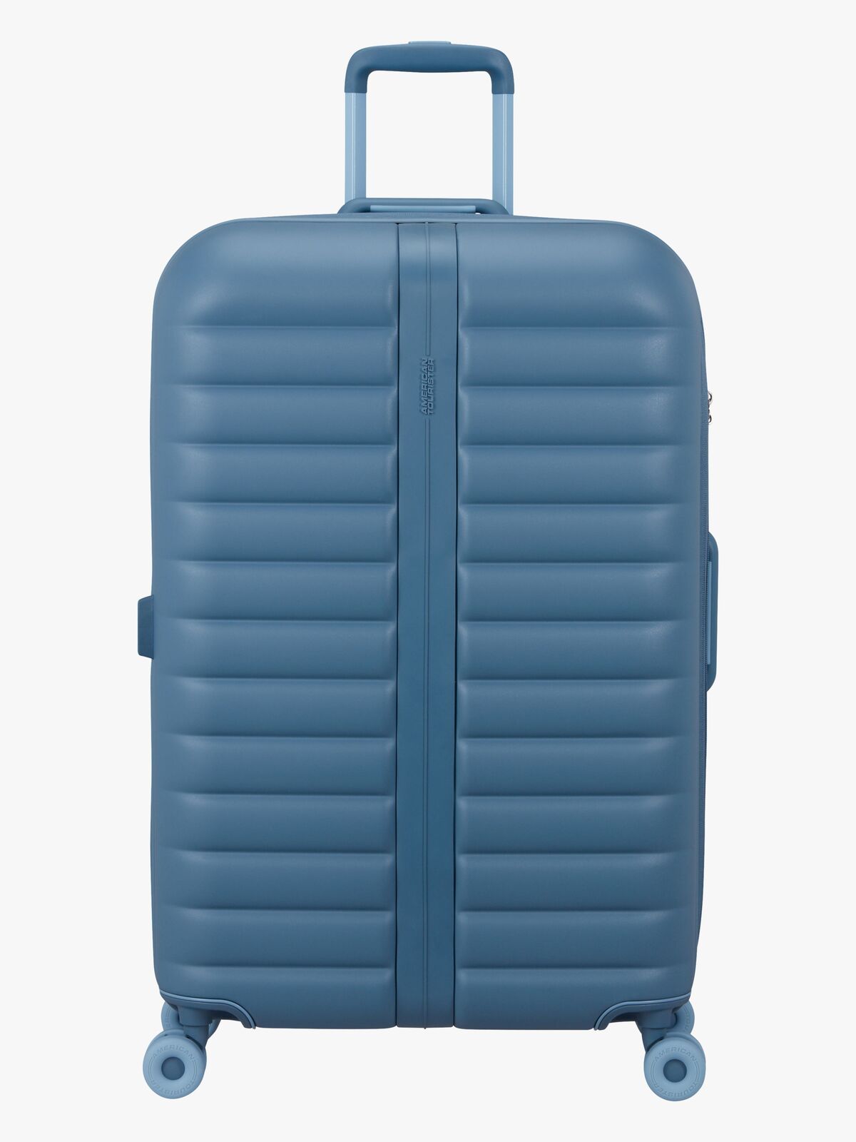 American Tourister Neovibe Spinner Resväska 96-106L, Steel Blue