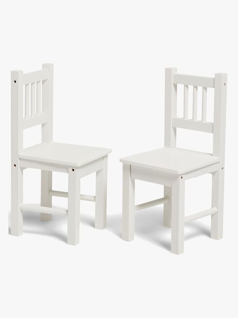 Alice & Fox LOVIS Bord och Stolar + Soffa med Förvaring, Vit