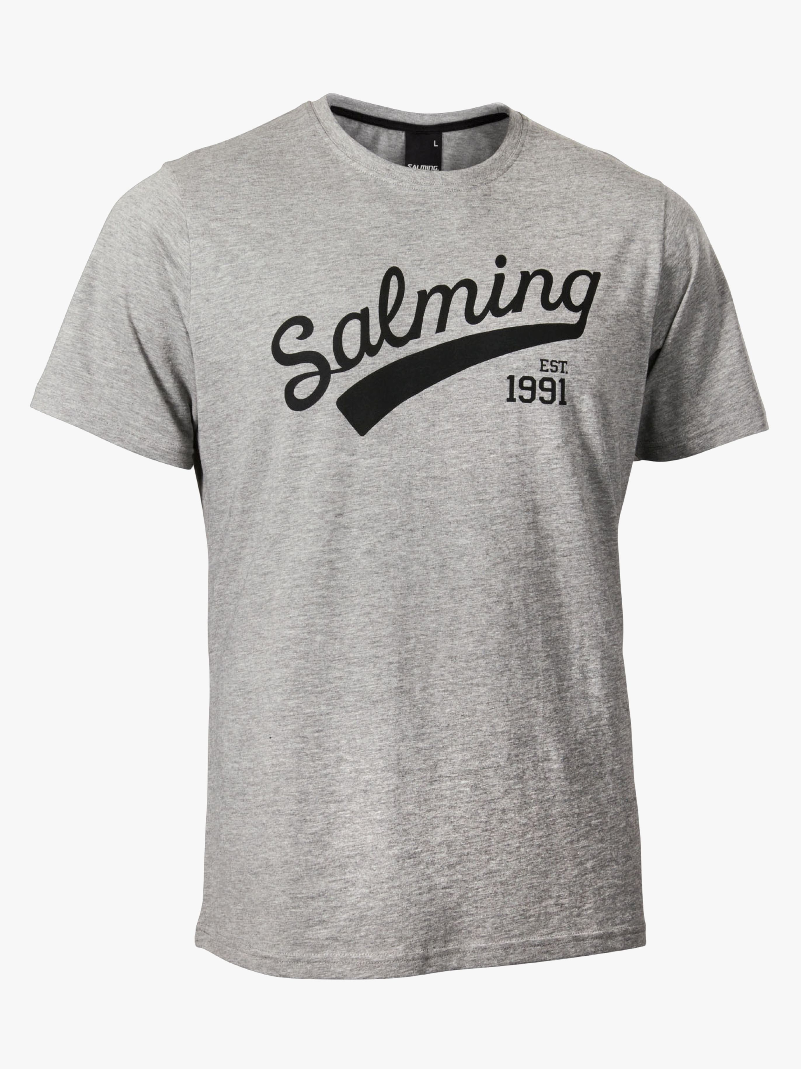 Salming Logo Tee JR T-shirt, Grey 128