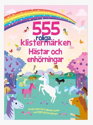 Lind & Co Klistermärkesbok Hästar & Enhörningar 555 st