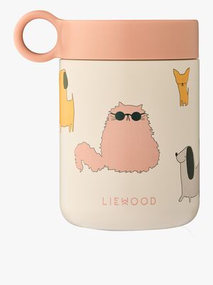 LIEWOOD Kiani  Mönstrad Mattermos, Cats & Dogs/Sandy