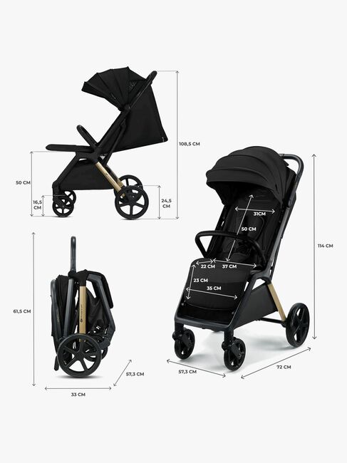 Kinderkraft Loom Sulky, Ink Black