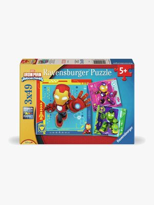 Ravensburger Iron Man & His Awesome Friends Pussel 3x49 Bitar