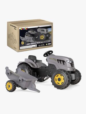 Smoby Stronger XXL Traktor + Släpvagn