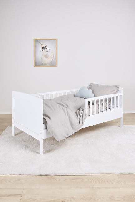 JLY DREAM Juniorsäng LOWA Inkl. Sängförvaring & Madrass 70x140, Vit