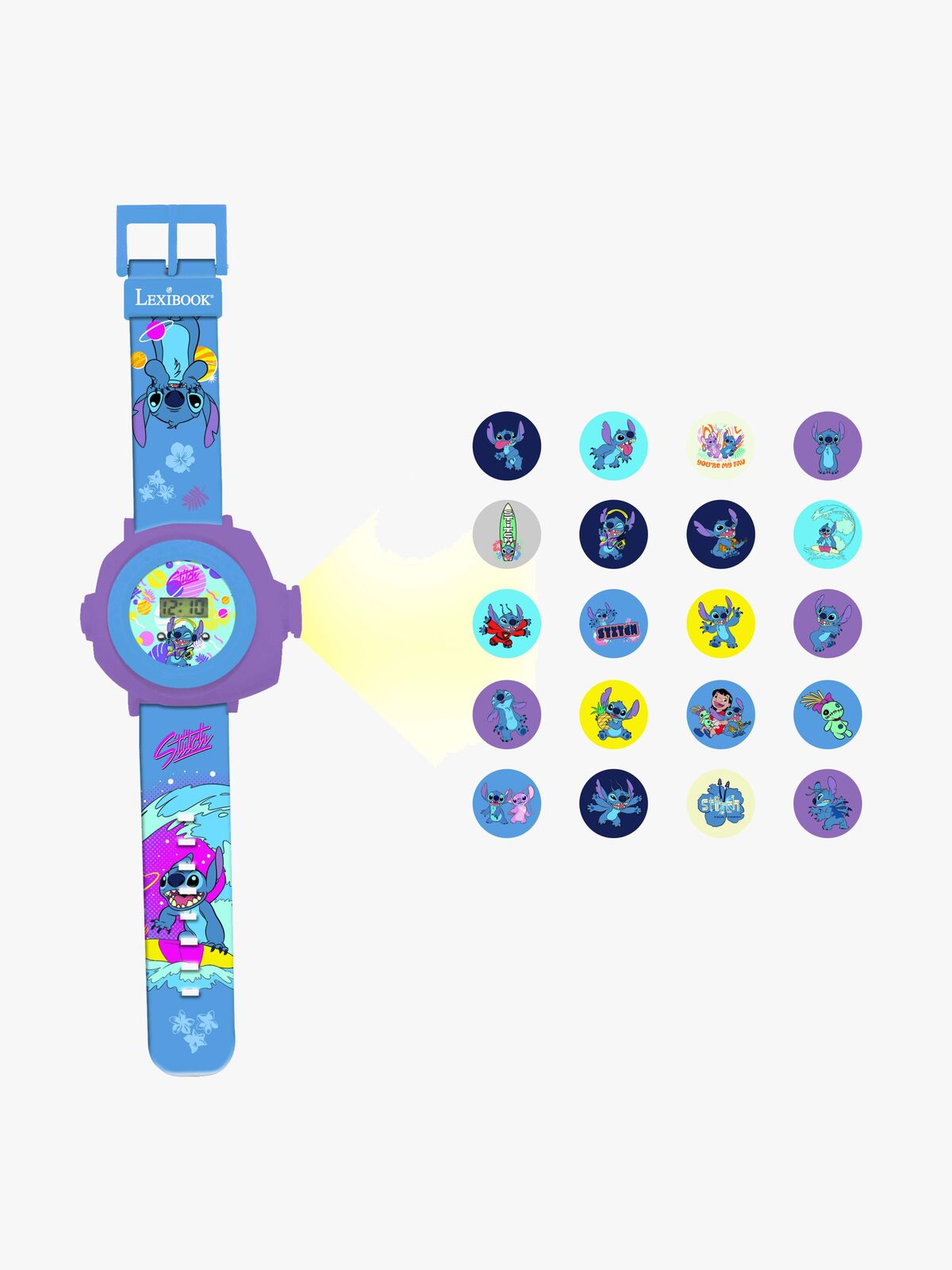 Disney Lilo & Stitch Klocka med Projektor