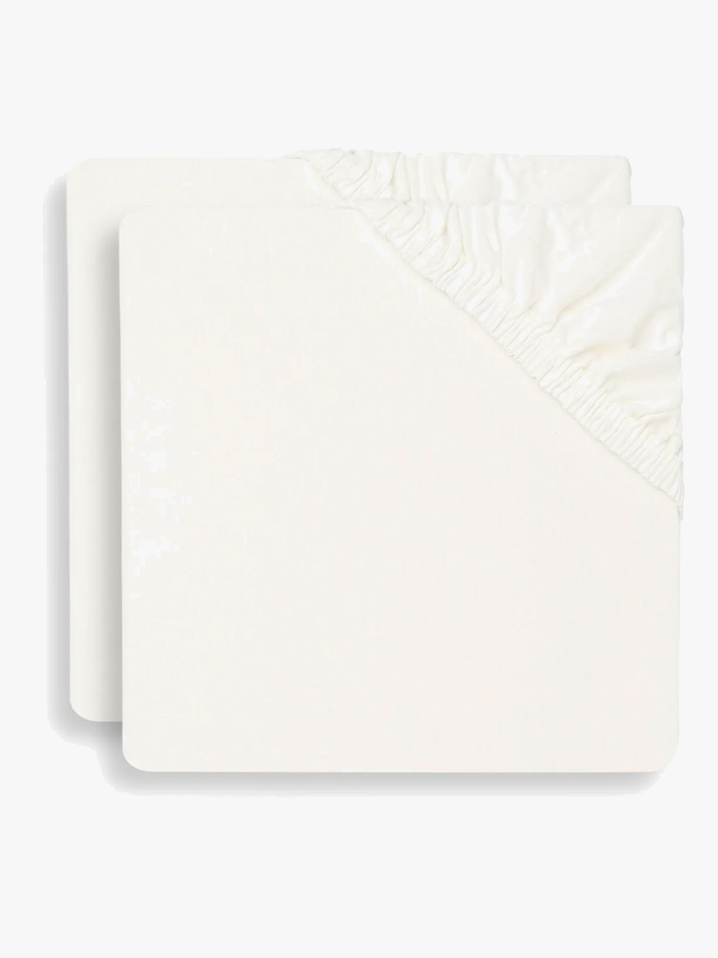 Jollein Dra-på-lakan 2-Pack 60x120, Ivory
