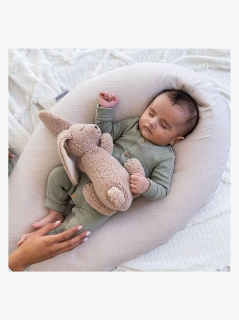 Doomoo Basic Amnings- och Gravidkudde Muslin, Beige