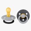 BIBS Studio Colour Fusion Napp 2-Pack Stl 2, Cloud Iron mix
