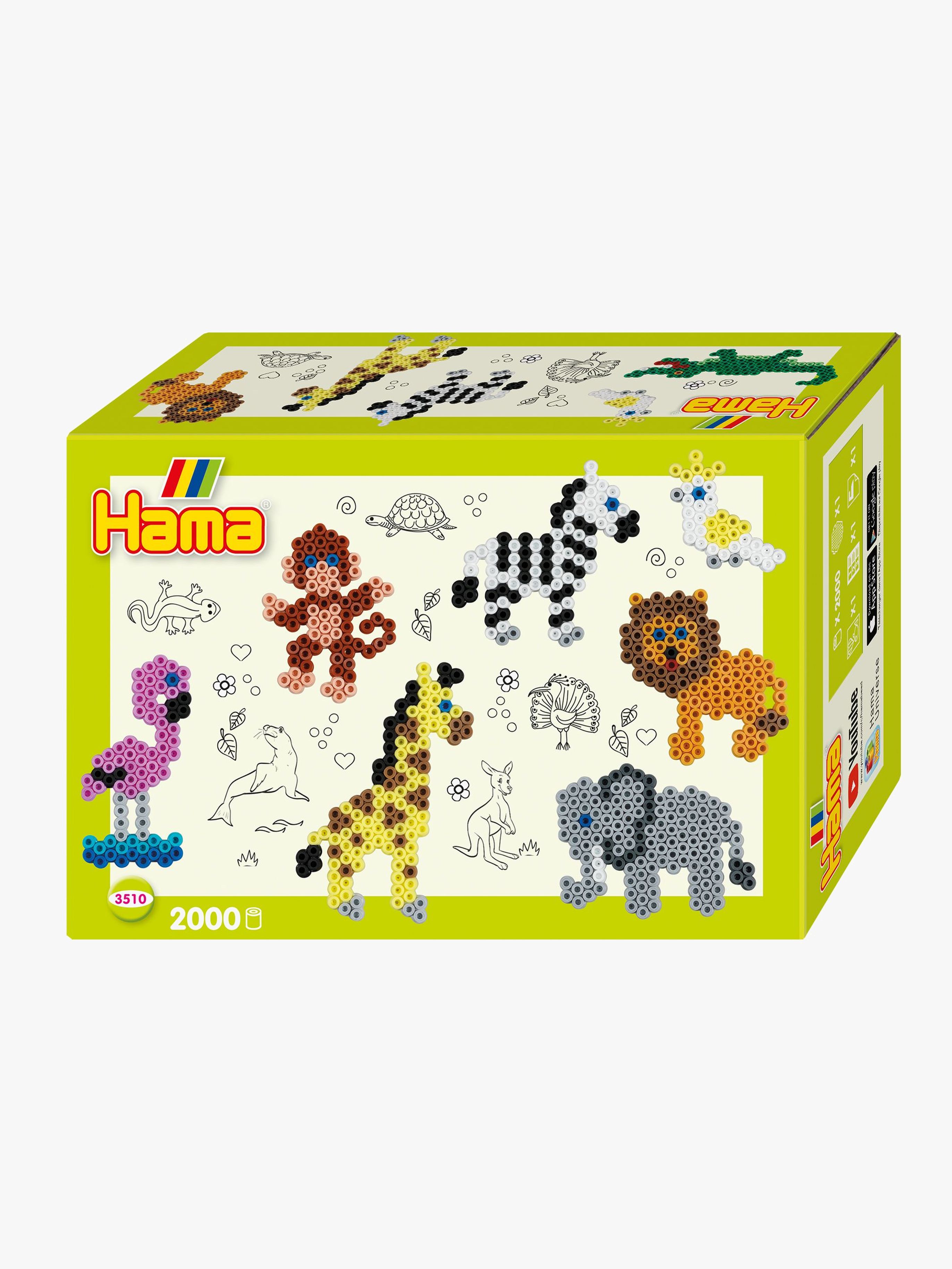 Hama Midi Pärlor Presentlåda Zoo Djur 2000 st