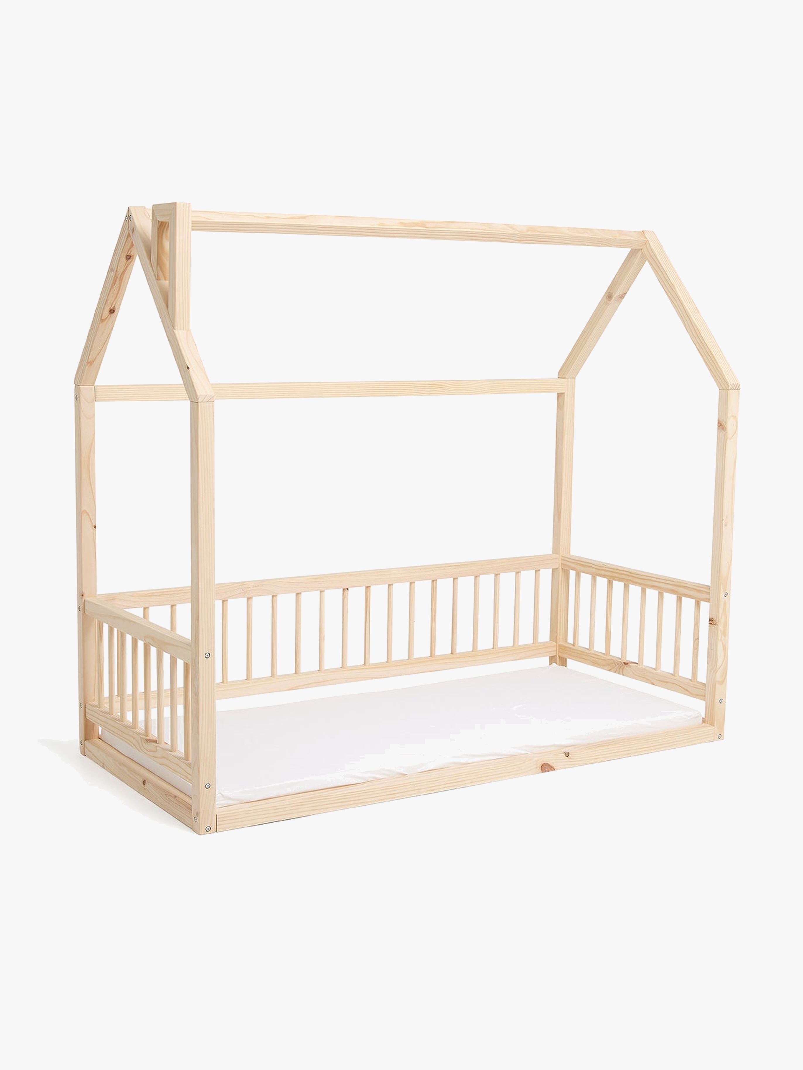 Minitude Nordic MASON Hussäng 70×160 med BabyMatex Carpathia-madrass