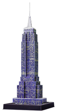 Ravensburger 3D-Pussel Empire State Building Natt 216 Bitar