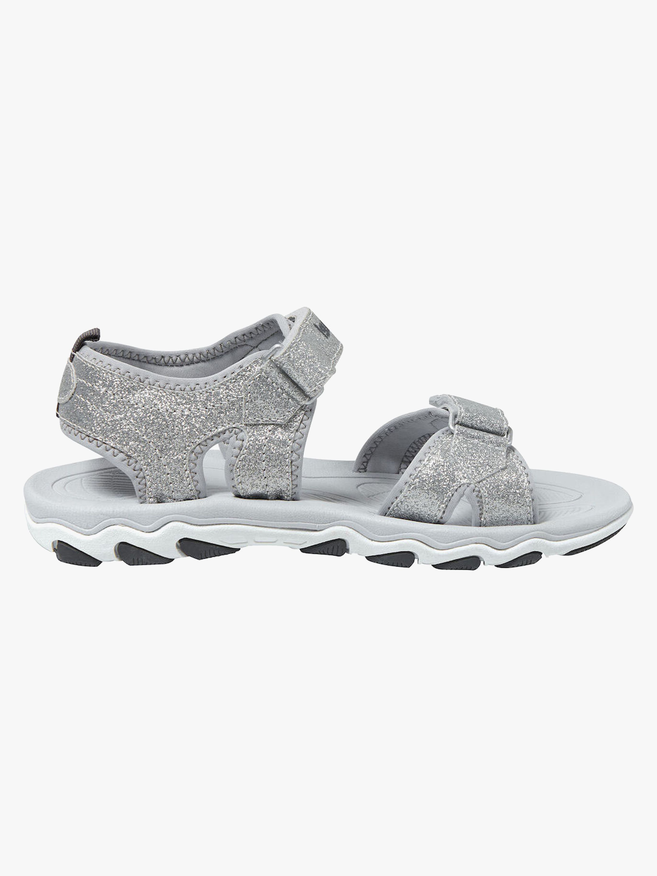 Hummel Glitter Jr Sandaler, Silver, 26