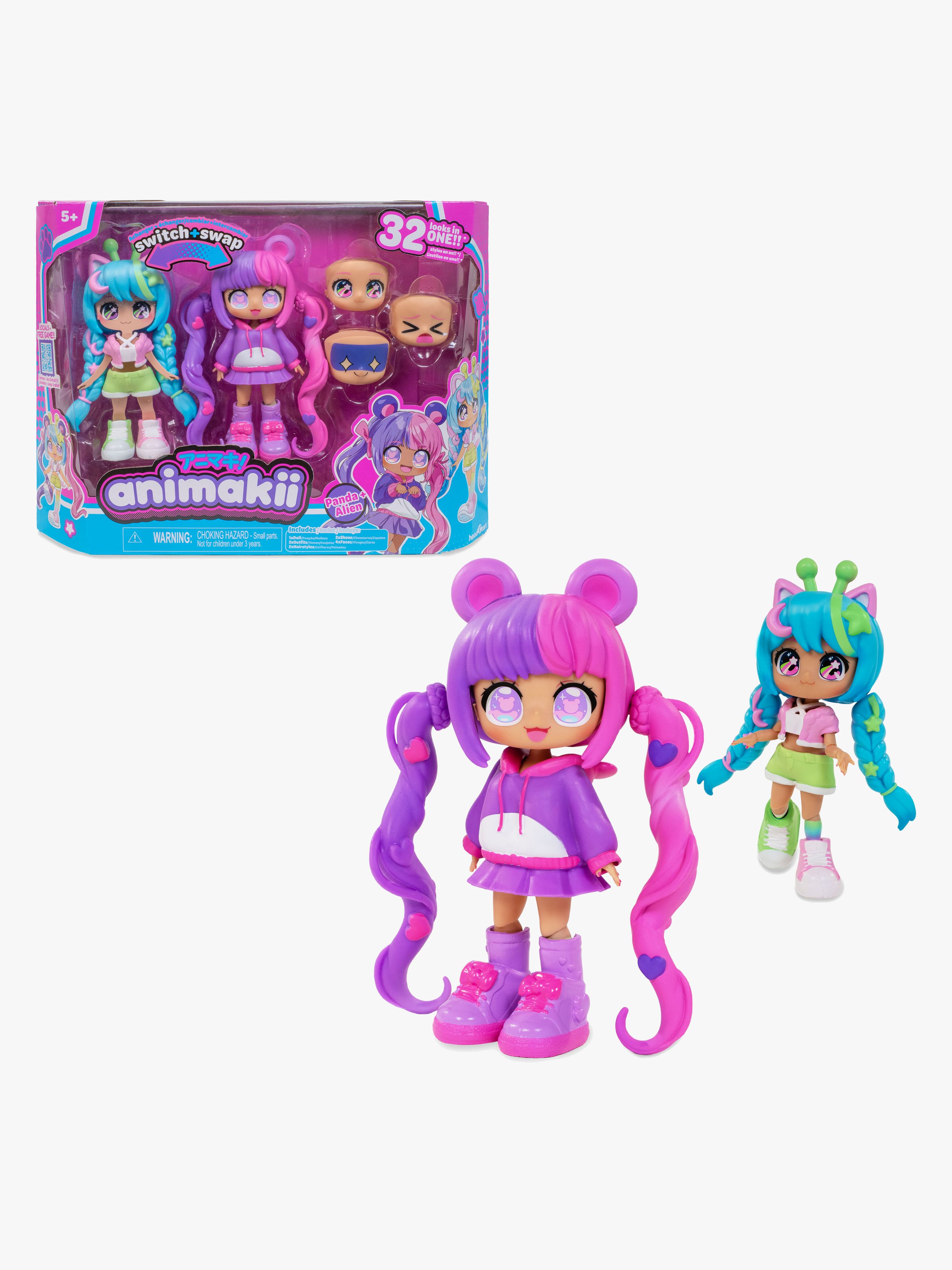 Animakii Dockset Panda &  Alien Kitty