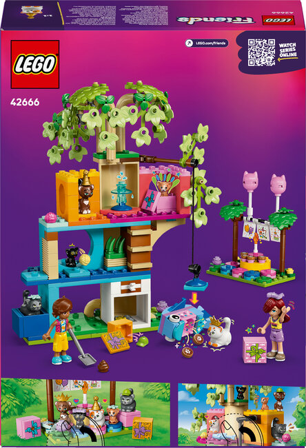 LEGO Friends 42666 Kattkalas & trädkoja