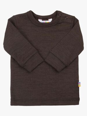 Joha Pullover Merinowolle, Dunkelbraun