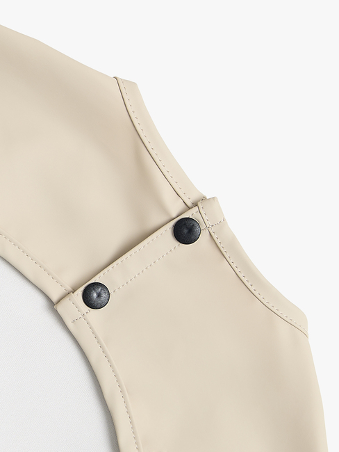 Beemoo CARE Bib  Långärmad Haklapp, Beige