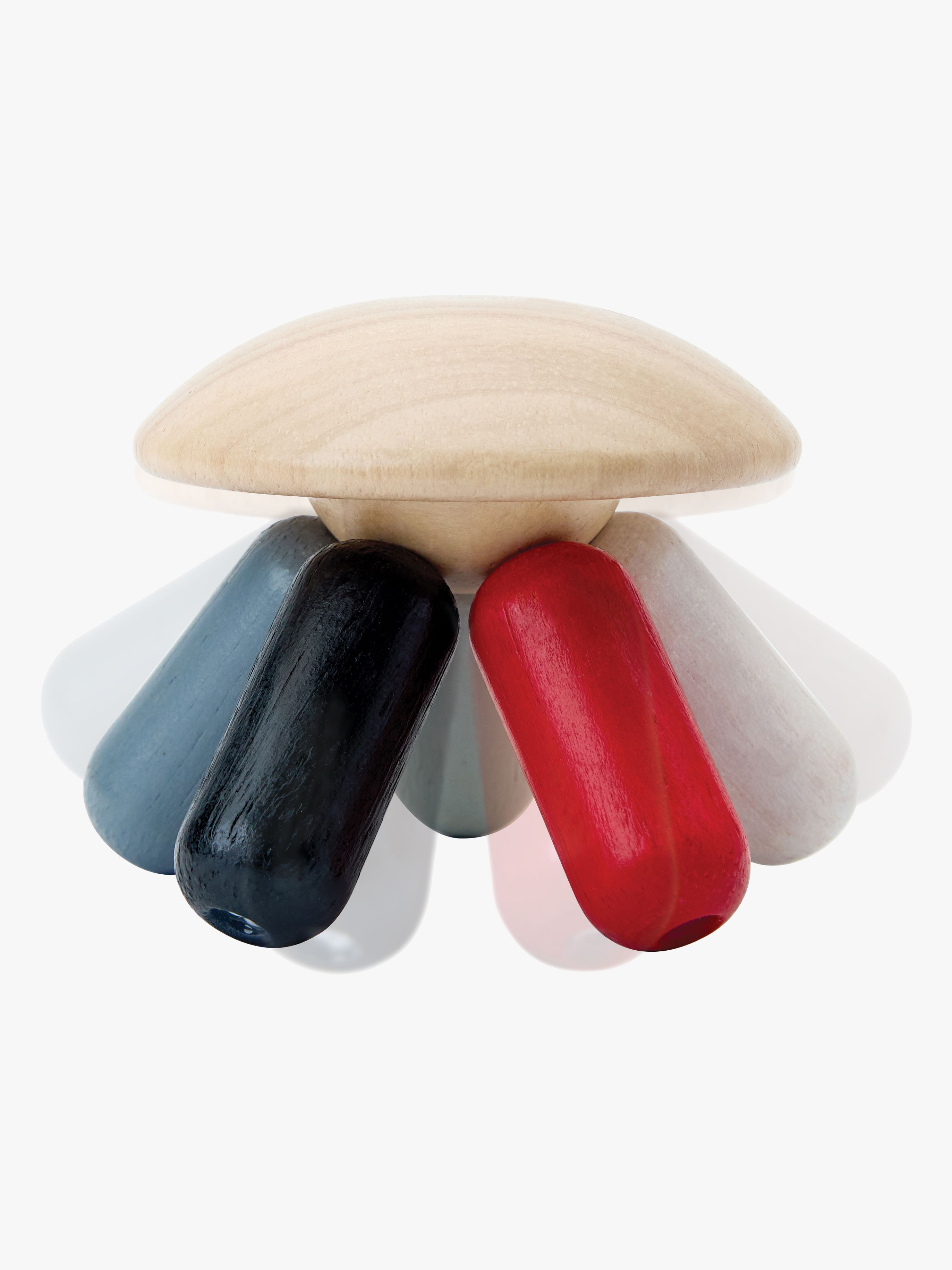 Plan Toys Flexi Jellyfish Motorikleksak, High Contrast
