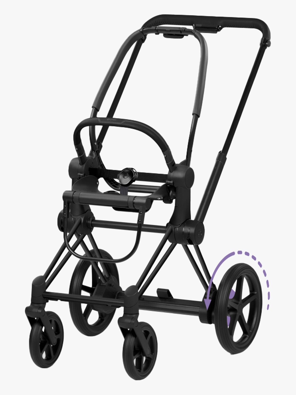 Cybex ePRIAM Style Chassi, Matt Black