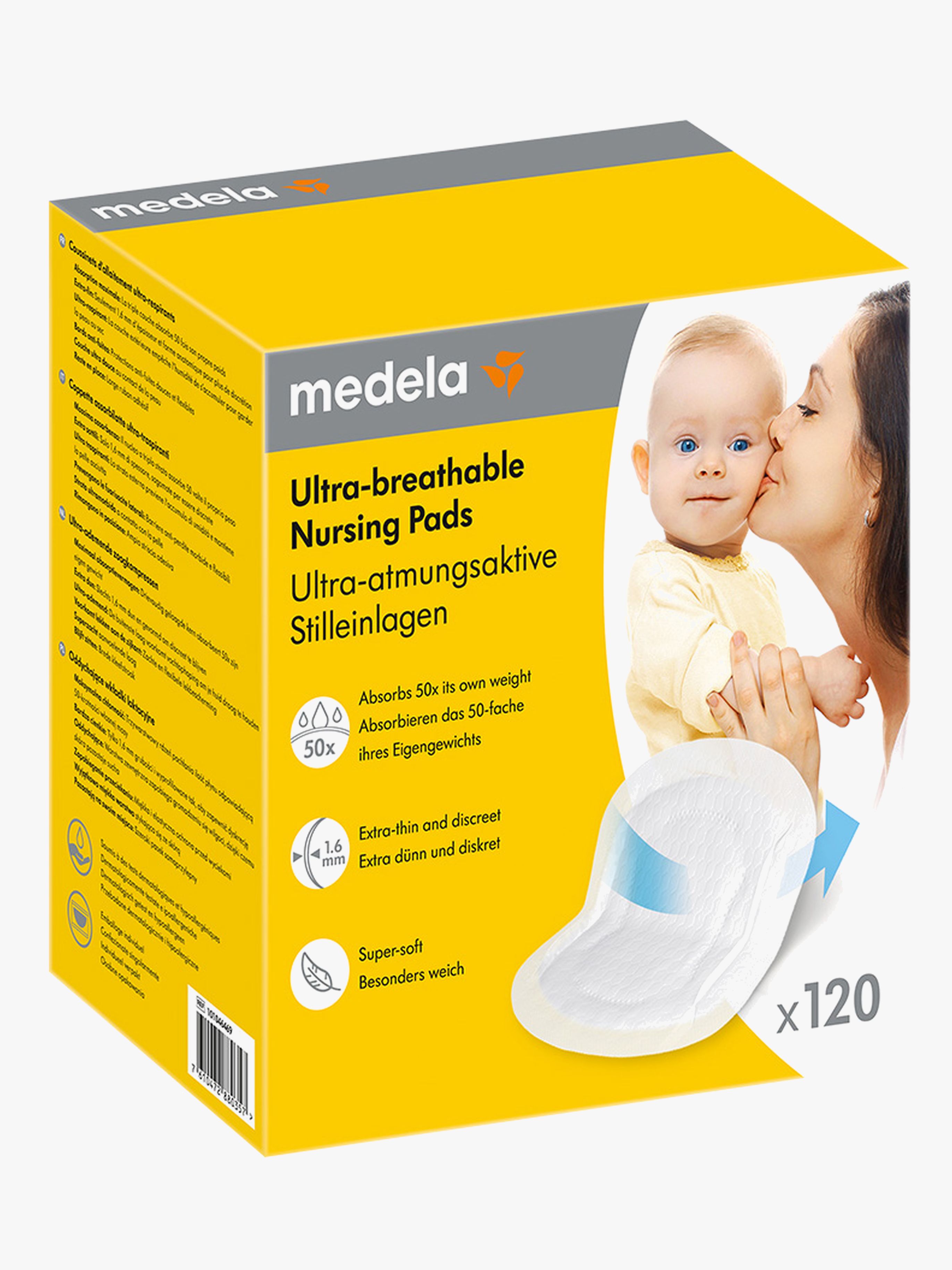 Medela Ultra -andningsbara Amningsinlägg 120-Pack