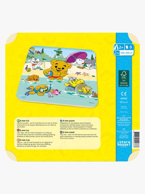 Bamse Pussel 9 Bitar