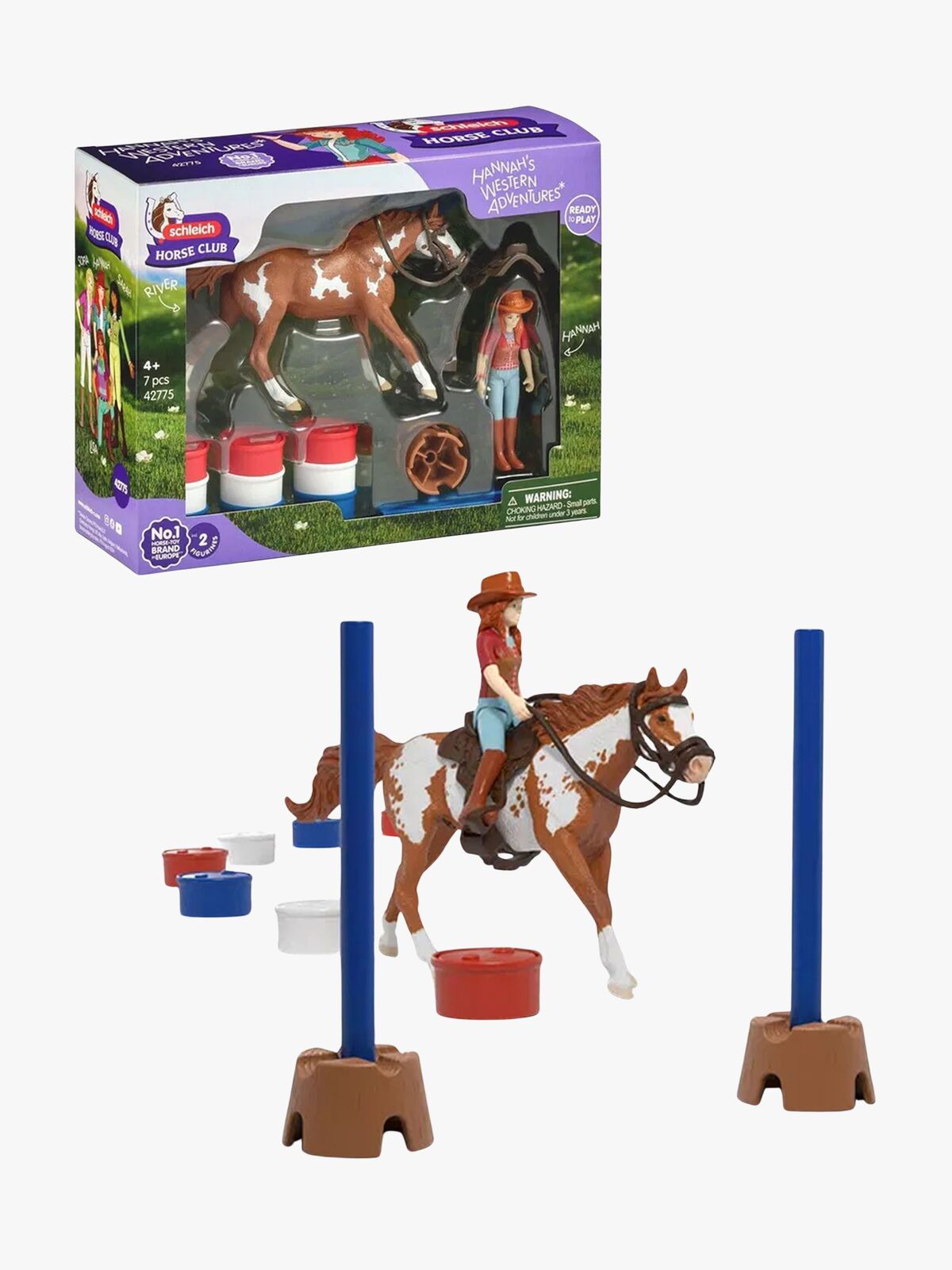Schleich 42775 Horse Club Hannah's Western Adventures Lekset