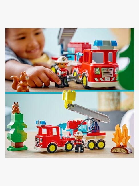 LEGO DUPLO Town 10473 Brandbil med slang och brandman