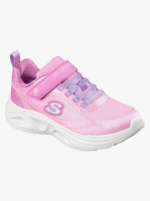 Skechers Sola Glow 2.0 Dazzle Blinkande Sneakers, Rosa 303729NC-PKLV-1727_4a.jpg