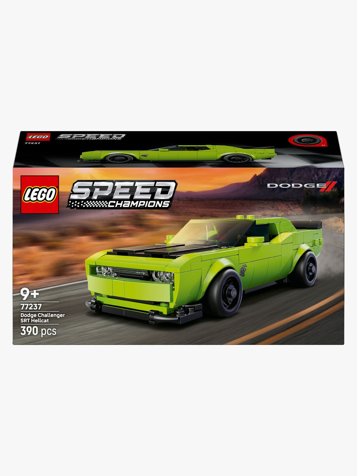 LEGO Speed Champions 77237 Dodge Challenger SRT Hellcat sportbil