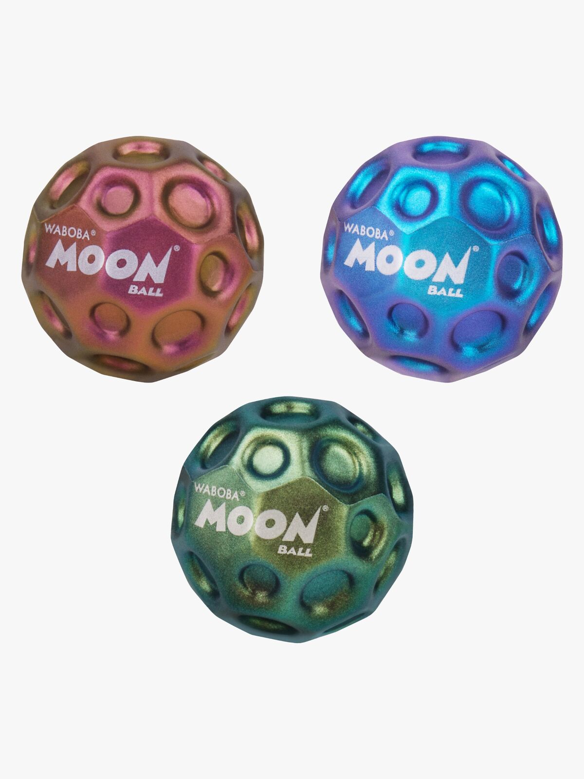 Waboba Metallic Moon Studsboll 1-Pack Blandad